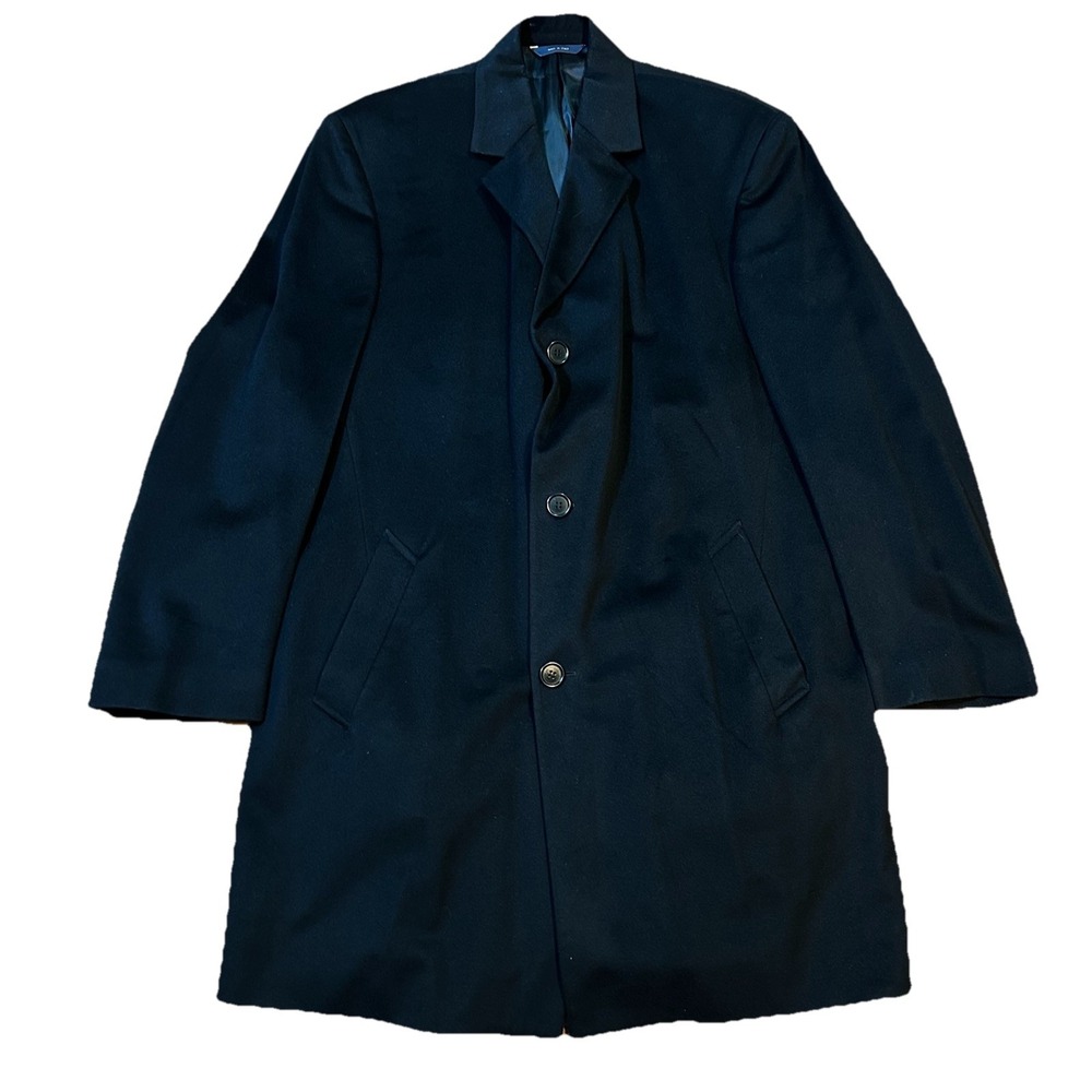 Brooks Brothers Overcoatβ Mens 44R Storm System Brooksstorm Loro Piana Wool Coat